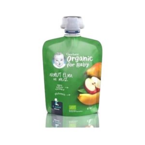 Püre Elmalı Ve Muzlu Armut Organik 90 Gr