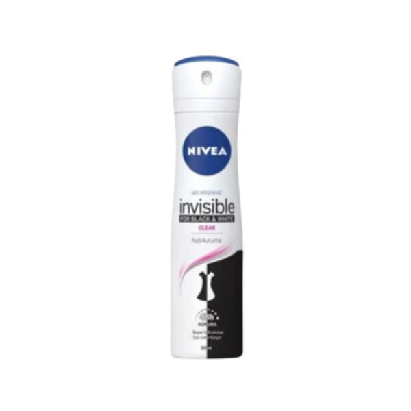 Invisible Black & White Clear Deodorant Sprey 150 Ml