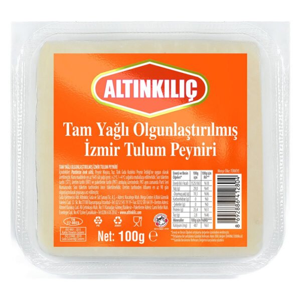Peynir İzmir Tulum 100 Gr