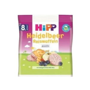 Bebek Gofreti Organik Yaban Mersinli Ve Pirinçli 30 Gr