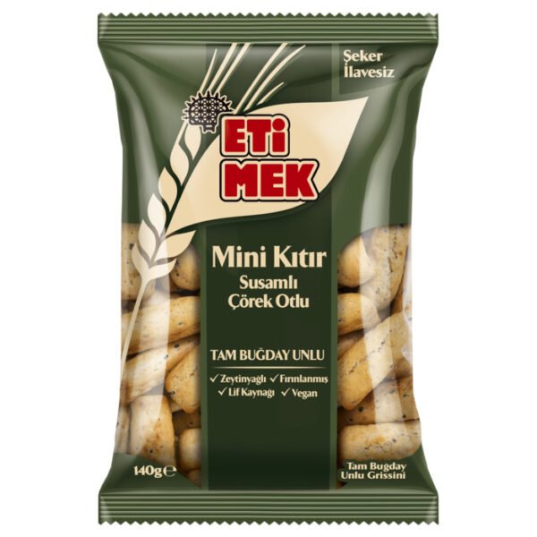 Etimek Mini Kıtır Susamlı Çörek Otlu 140 Gr