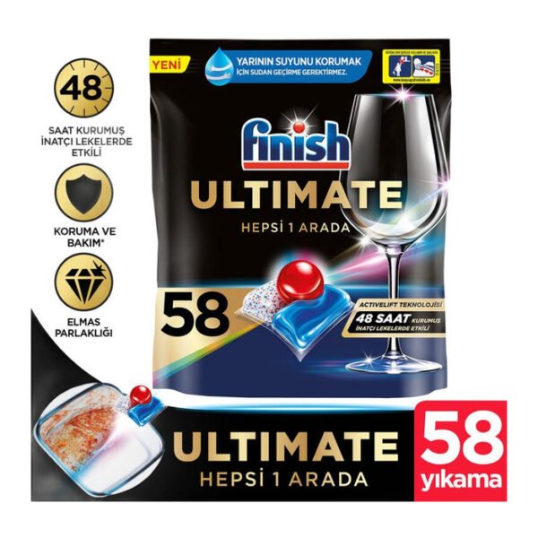 Ultimate Bulaşık Makinesi Kapsül Deterjanı 58 Tablet