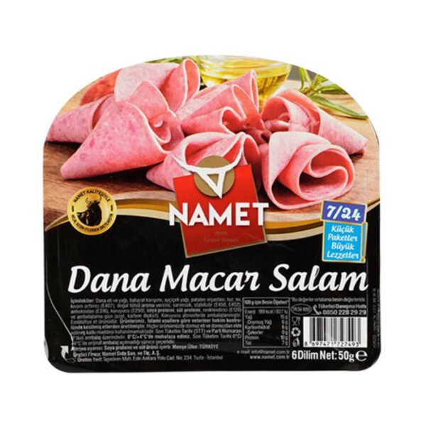 Dana Macar Salam Dilimli 50 Gr