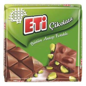 Çikolata Antep Fıstıklı Sütlü 60 Gr