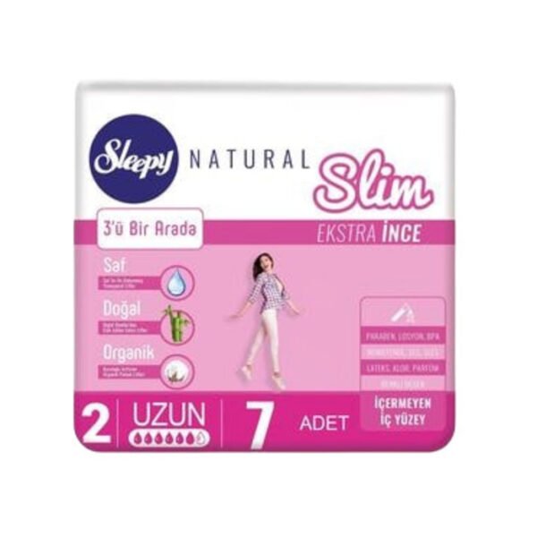 Natural Slim Ekstra İnce Uzun Ped 7'li