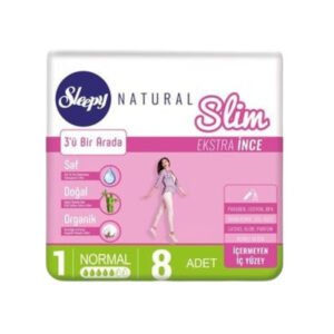 Natural Slim Ekstra İnce Normal Ped 8'li