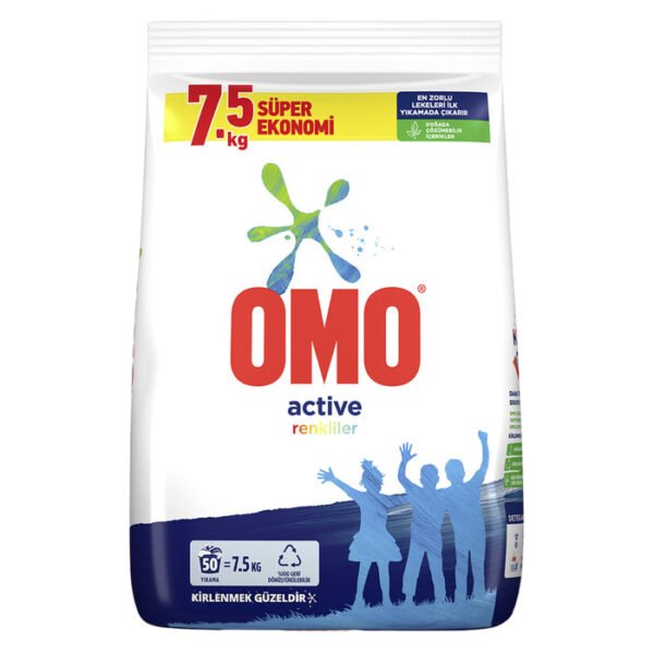 Toz Çamaşır Deterjanı Active Fresh Renkiler 7.5 Kg