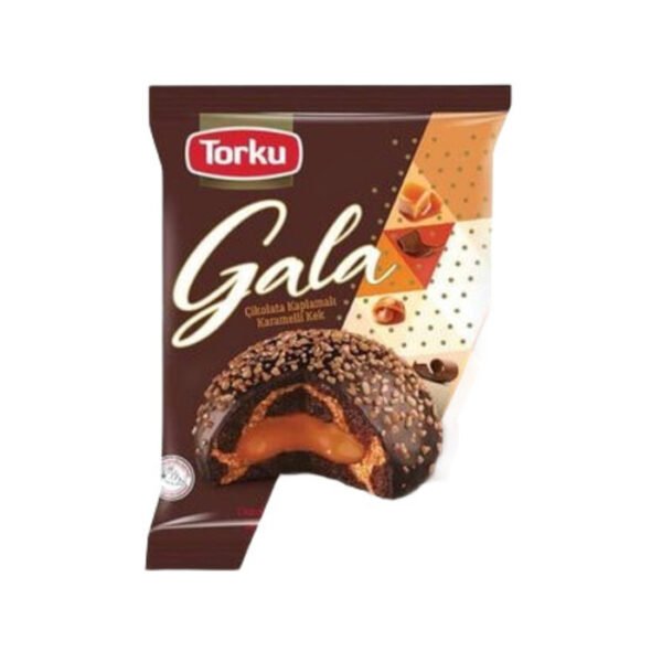 Çikolata Kaplamalı Karamelli Kek 50 Gr