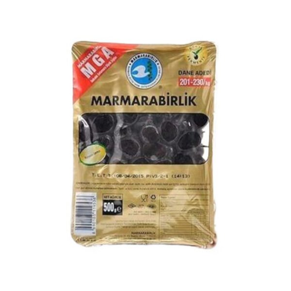 Zeytin Siyah Mega Zeytin 201-230 500 Gr
