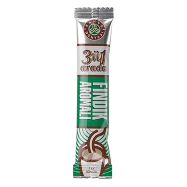 3'Ü 1 Arada Fındık Aromolu Granül Kahve 18 Gr