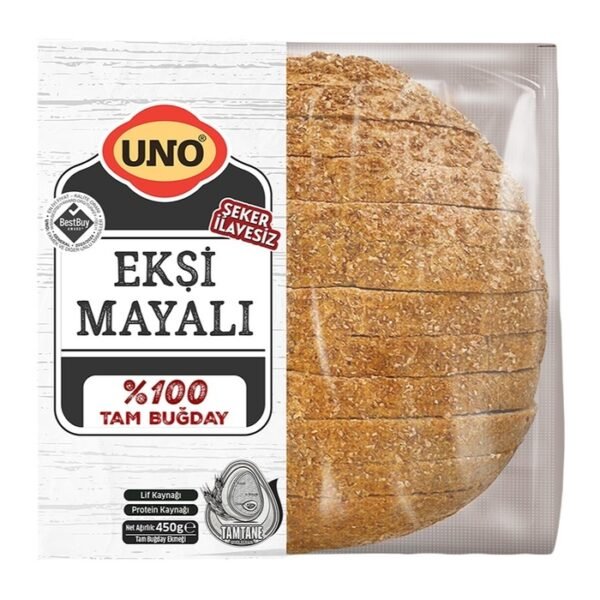 Ekmek Tam Buğday Ekşi Mayalı 450 Gr