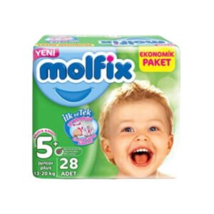 Bebek Bezi 5+ Beden Junior Plus Ekonomik Paket 28 Adet