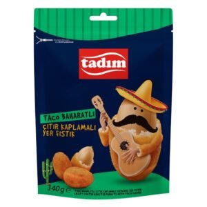 Taco Baharatlı Çıtır Kaplamalı Yer Fıstığı 140 Gr