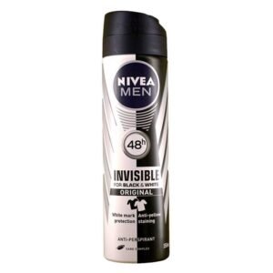 Men Erkek Sprey Deodorant Black&white Invisible Original 150 Ml