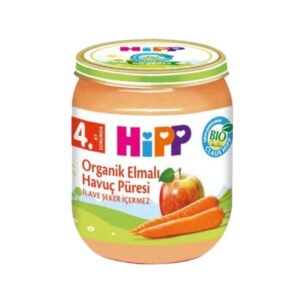 Organik Elmalı Havuç Püresi 125 Gr