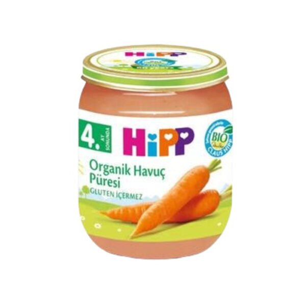 Organik Havuç Püresi 125 Gr