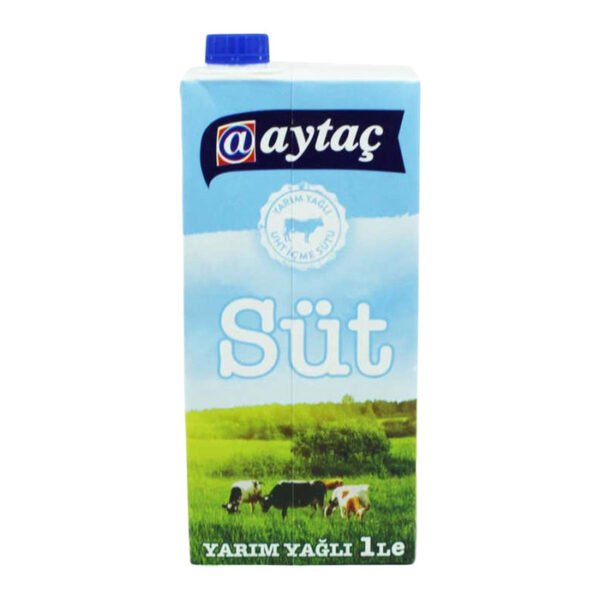 Süt Yarım Yağlı 1 Lt