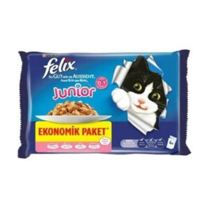 Sığır Etli Ve Tavuklu Yavru Kedi Yaş Maması 4x85 Gr