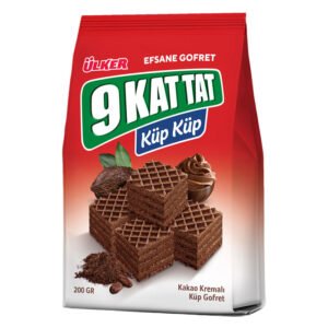 9 Kat Tat Küp Küp Kakao Kremalı Gofret 200 Gr