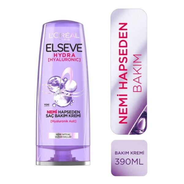 Hyaluronic Nemi Hapseden Saç Bakım Kremi 390 Ml