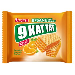 9 Kat Tat Portakal Kremalı Gofret 39 Gr