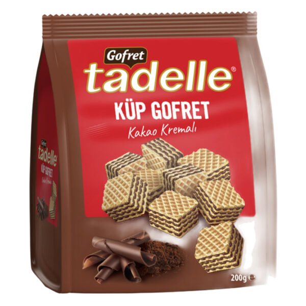 Gofret Küp Kakao Kremalı 200 Gr