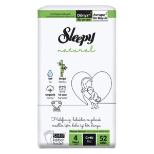 Bebek Bezi Natural No:4 Maxi 52'li 7-14 Kg