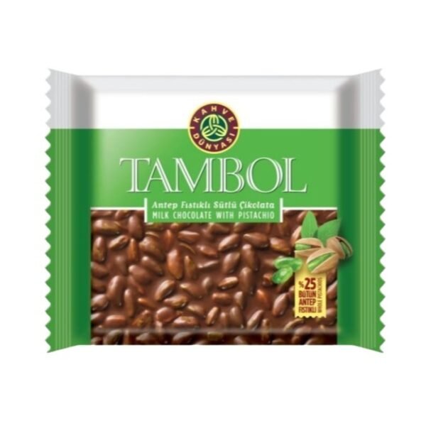 Çikolata Tambol Bütün Fıstıklı Sütlü 77 Gr