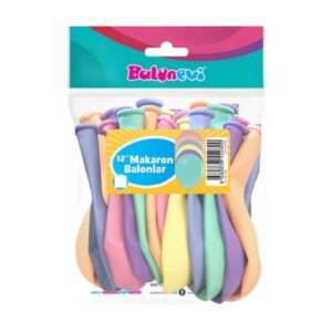 Balon Karışık Makaron 15'li