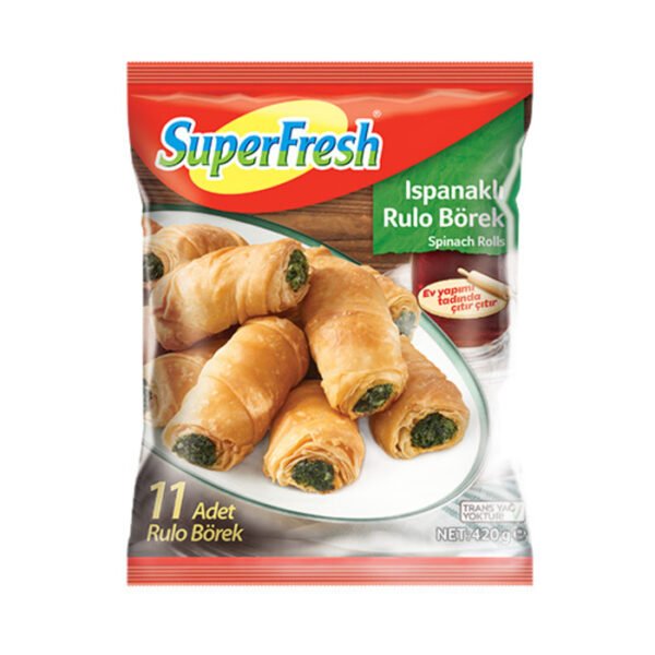 Ispanaklı Mini Rulo Börek 420 Gr