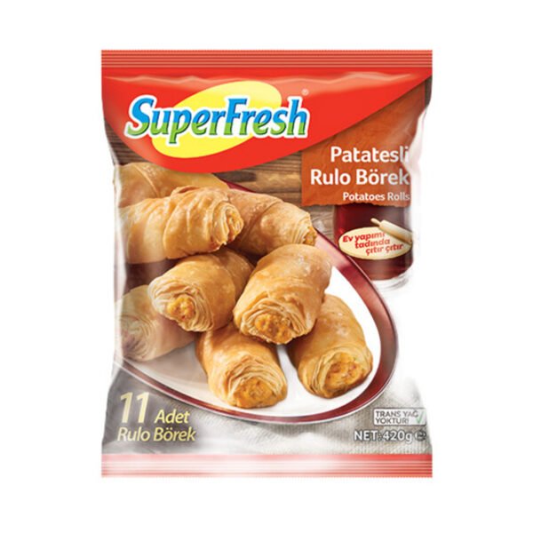 Patatesli Rulo Börek 12 Adet 420 Gr