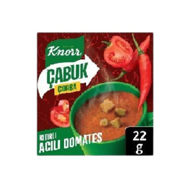 Çabuk Çorba Acılı Domates 22 Gr