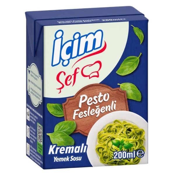 Pesto Fesleğenli Kremalı Yemek Sosu 200 Ml
