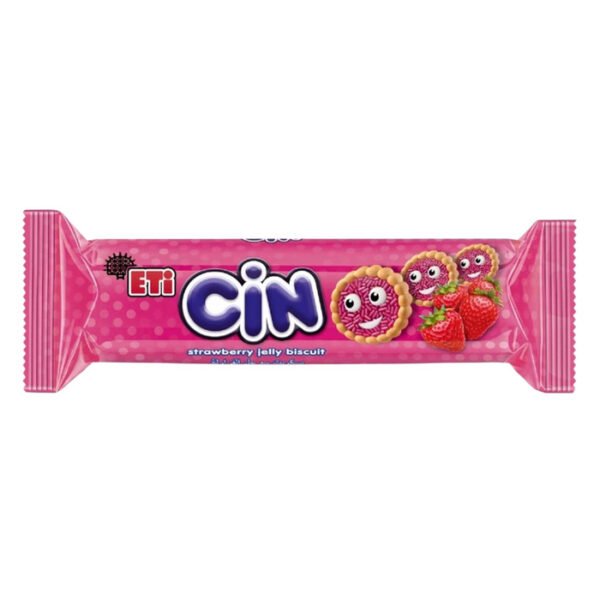 Cin Lokmalık Çilekli Bisküvi 114 Gr