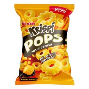 Krispi Pops Mısır Çerezi Süt Mısırı Aromalı 40 Gr