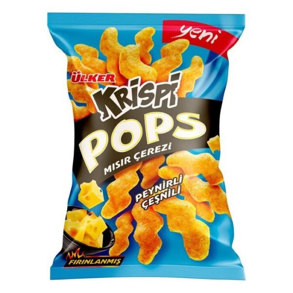 Krispi Pops Mısır Çerezi Peynirli Çeşnili 40 Gr
