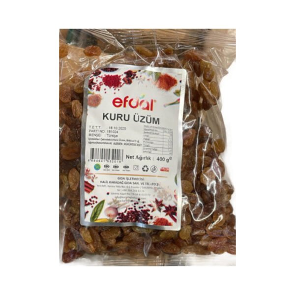 Efdal Kuru Üzüm 400 Gr
