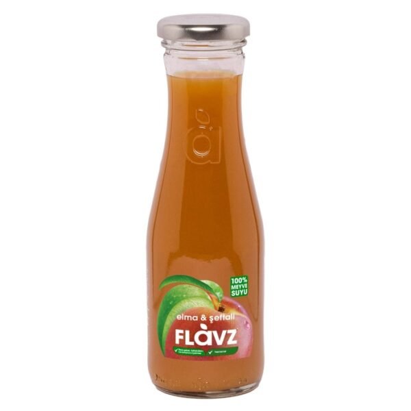 Flavz Şeftali Elma Suyu 250 Ml