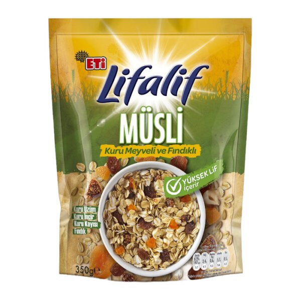 Lifalif Kuru Meyveli Fındıklı Müsli 350 Gr