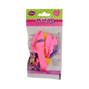 Mınnıe Pembe Poşet İçi 6'Lı Balon