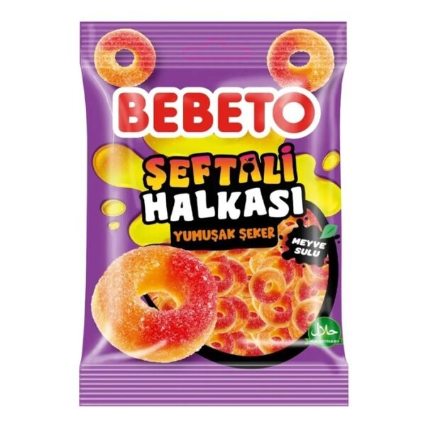 Şeftali Halkası Jelibon 80 Gr