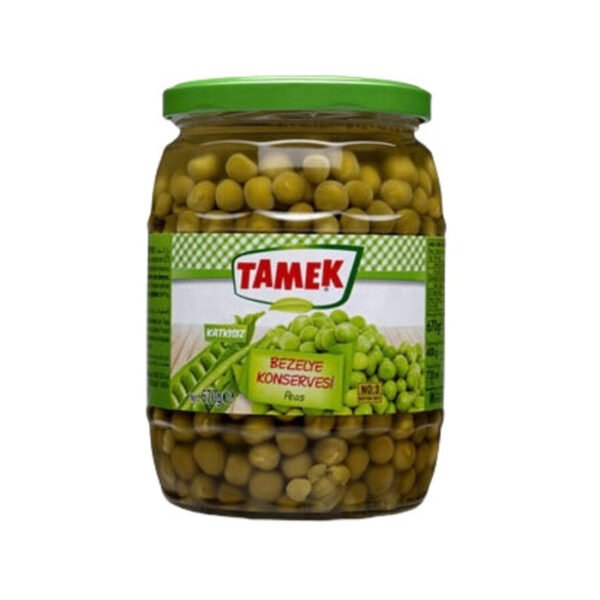 Bezelye Cam Kavanoz 670 Gr