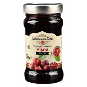 Vişne Reçeli Cam Kavanoz 380 Gr