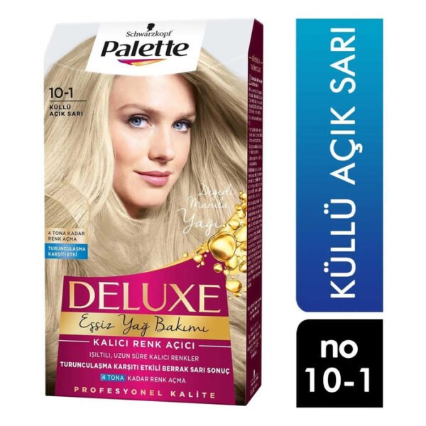 Saç Boyası Deluxe 10-1 Küllü Açık Sarı