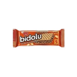 Bidolu Kakao Kremalı Yer Fıstığı Parçacıklı Gofret 81 Gr