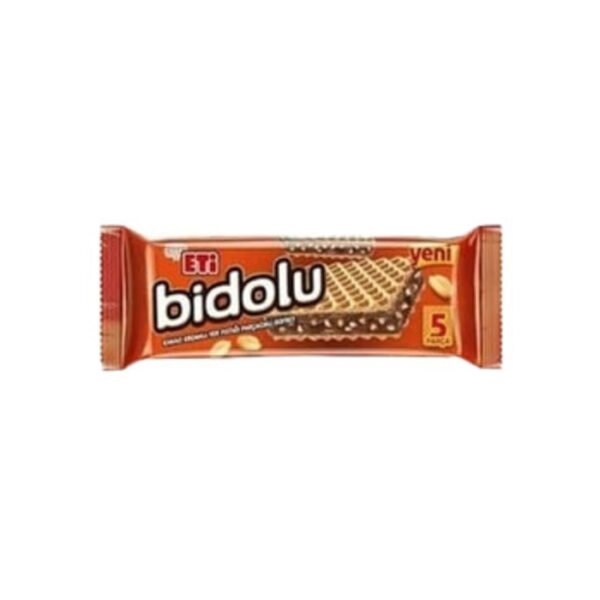 Bidolu Kakao Kremalı Yer Fıstığı Parçacıklı Gofret 81 Gr
