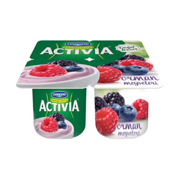 Yoğurt Activia Orman Meyveli Probiyotik 4x100 Gr