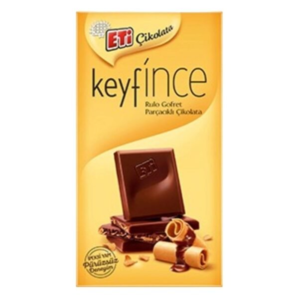 Keyfince Rulo Gofret Parçacıklı Çikolata 70 Gr