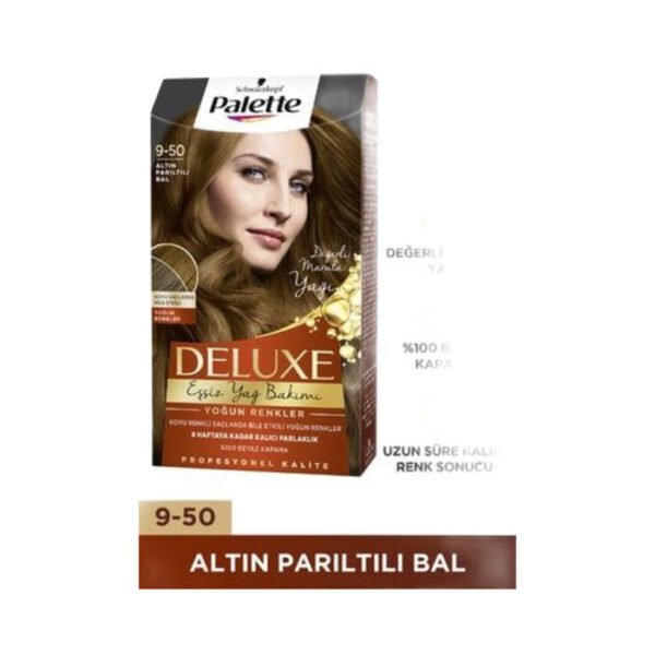 Deluxe Yoğun Renkler 9-50 Altın Parıltılı Bal