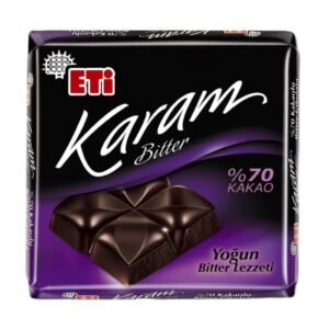 Çikolata Karam %70 Kakaolu Bitter 60 Gr